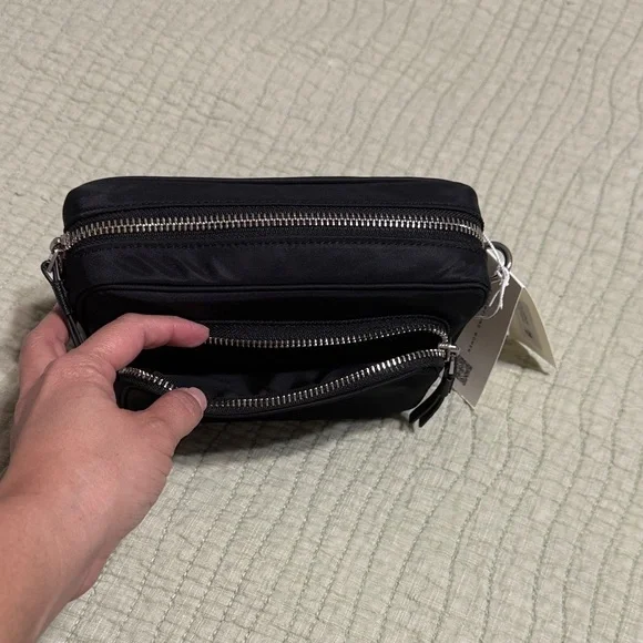 NWT Tory Burch Black Virginia Mini Crossbody Bag - Picture 4 of 5